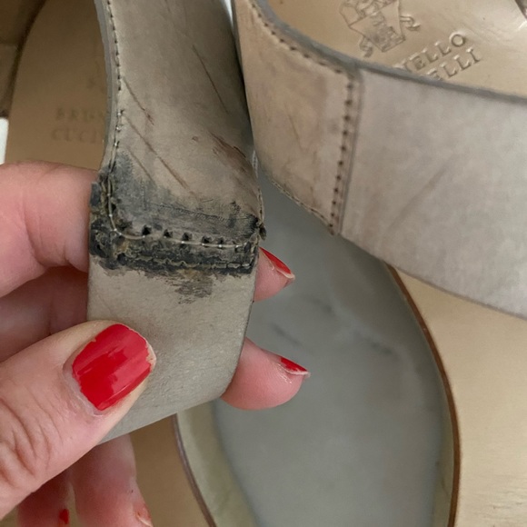 Brunello Cucinelli flatform size 35 1/2 - feels like a true 6. - Picture 5 of 6